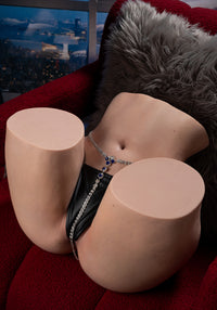 Masturbator Silicone Torso Cora-Olive Body Big Butt Sex Toy for Men